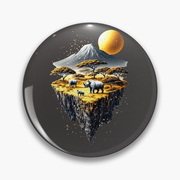 Item preview,  Elemental Gold: The Majestic Five -rhino– Carbon Edition designed and sold by Shift-Bloom.