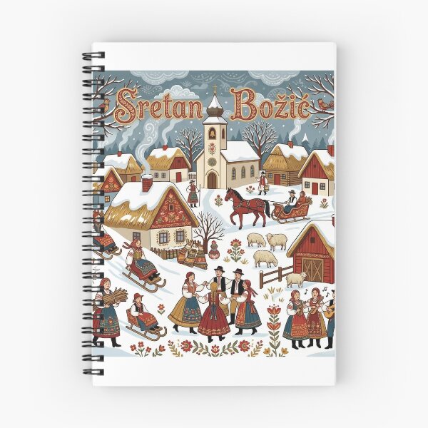 Item preview, A Very Croatian Christmas (Sretan Bozic) designed and sold by OffBeatLab.