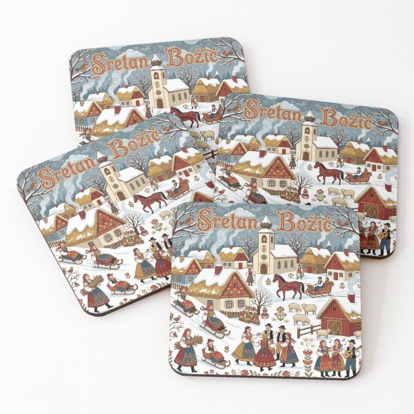 Item preview, A Very Croatian Christmas (Sretan Bozic) designed and sold by OffBeatLab.