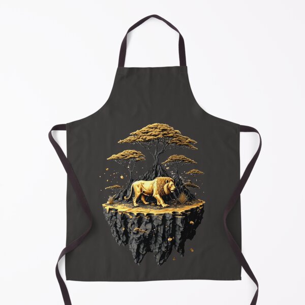 Item preview, Elemental Gold: The Majestic Five -lion– Carbon Edition designed and sold by Shift-Bloom.
