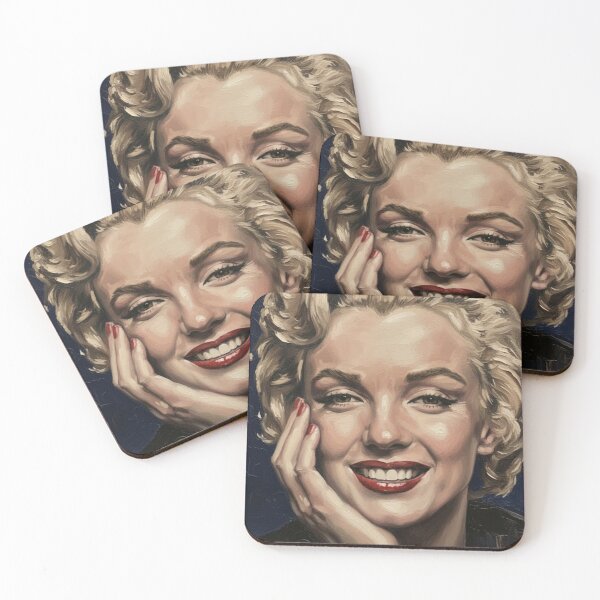 Item preview, Golden Glow: Marilyn Monroe Radiant Smile Portrait designed and sold by Art's Diner.