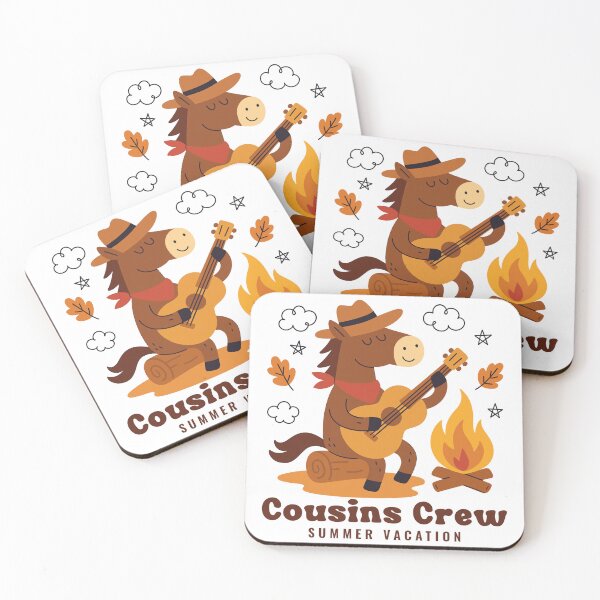 Item preview, Cousins Crew Summer Vacation Camping Shirt – Cute Cowboy Family Trip Matching Outfit designed and sold by PixelWaveBD.
