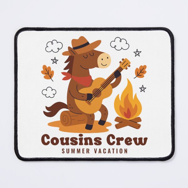 Item preview, Cousins Crew Summer Vacation Camping Shirt – Cute Cowboy Family Trip Matching Outfit designed and sold by PixelWaveBD.