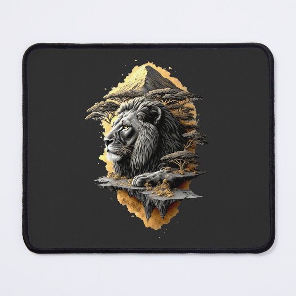Item preview, Elemental Gold: The Majestic Five -lion– Carbon Edition /Special Edition designed and sold by Shift-Bloom.