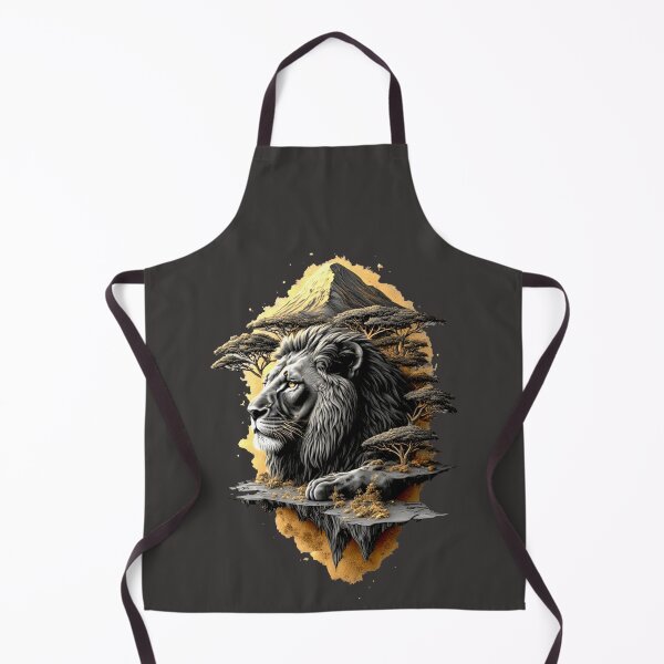 Item preview, Elemental Gold: The Majestic Five -lion– Carbon Edition /Special Edition designed and sold by Shift-Bloom.