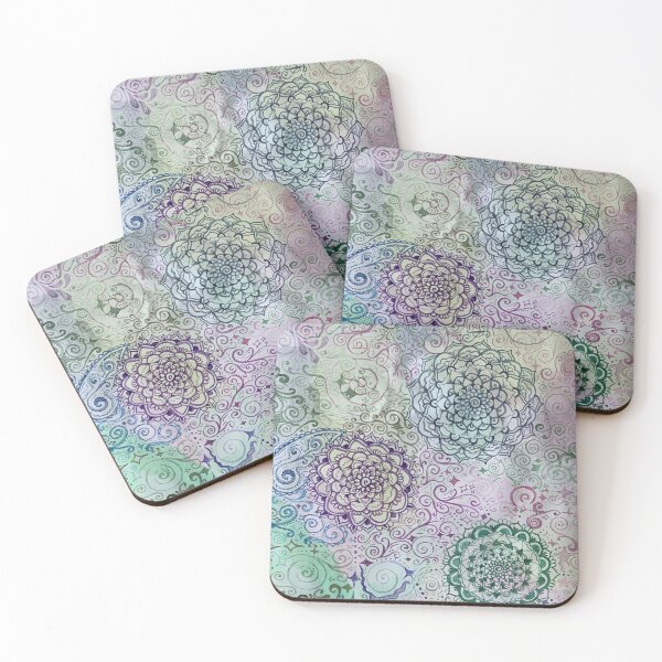 Item preview, watercolor mandala painting designed and sold by sweetb3rry.