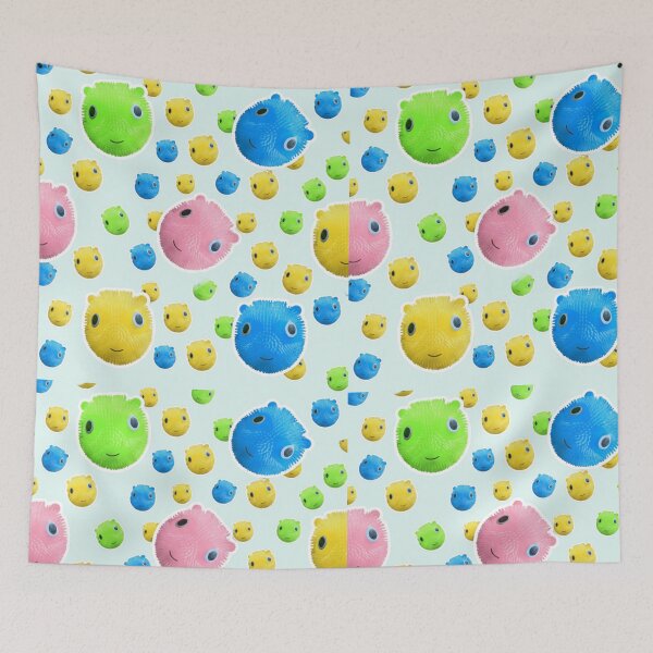 Item preview, Colorful Puffy Friends All-Over Print designed and sold by Modavedrake.
