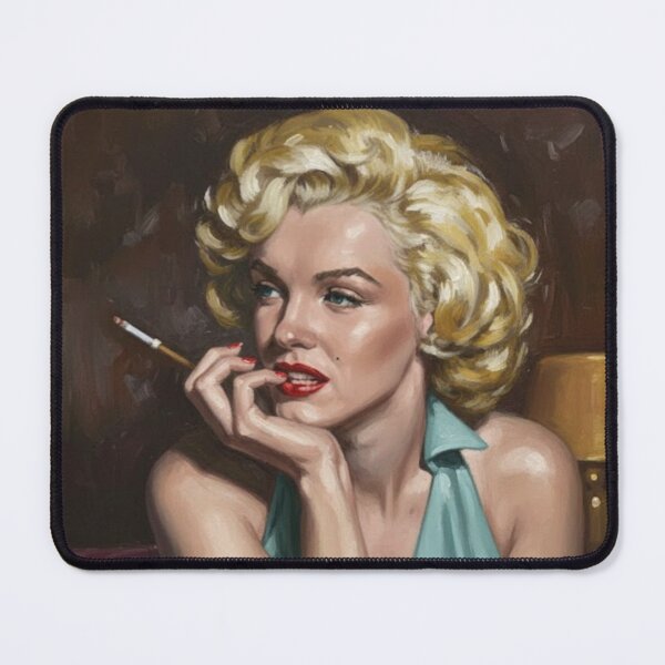 Item preview, Midnight Muse: Marilyn Monroe Vintage Lounge Portrait designed and sold by Art's Diner.
