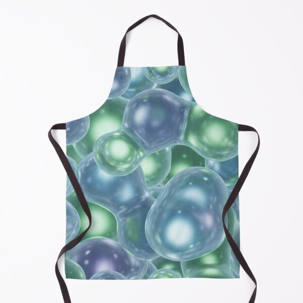 Item preview, Aqua & Mint Glass Bubbles – Soft 3D Abstract designed and sold by Kaleidoscope Print.