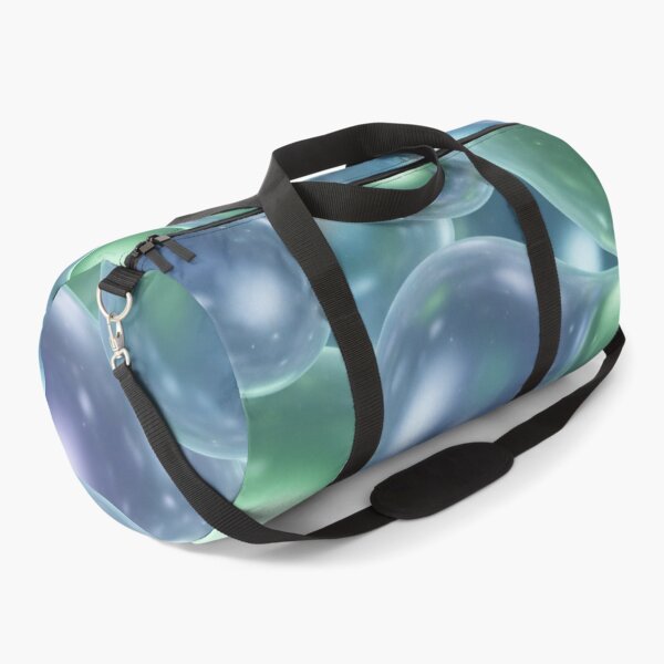Item preview, Aqua & Mint Glass Bubbles – Soft 3D Abstract designed and sold by Kaleidoscope Print.