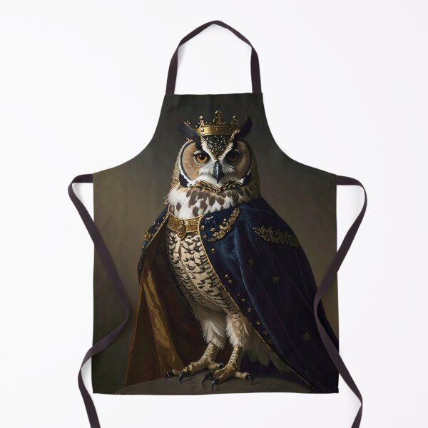 Item preview, Regal Renaissance Owl Royal Portrait Painting designed and sold by Rutvain.