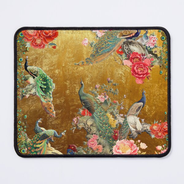 Item preview, 孔雀&牡丹 Peacocks and peonies (Golden Edition) designed and sold by PrivateVices.
