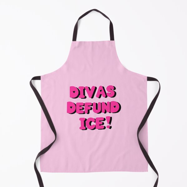 Item preview, Divas Defund ICE! - Pink Bubble Letter Print designed and sold by DesignsByADiva.