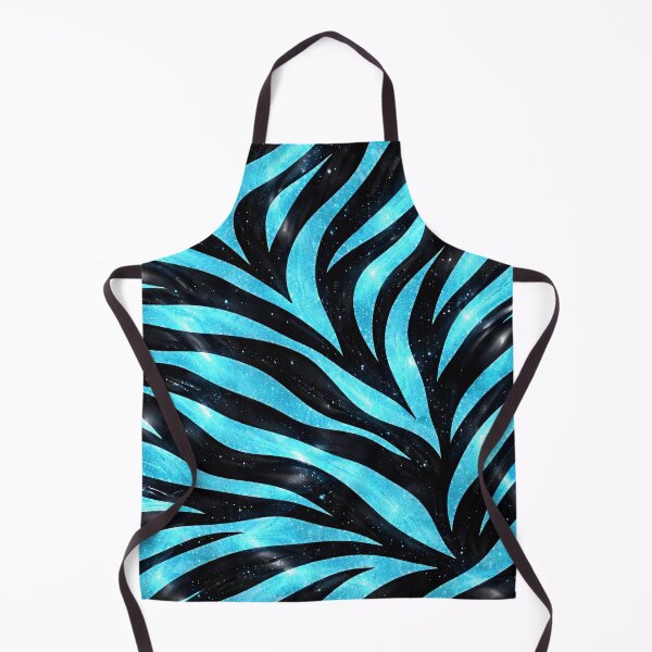 Item preview, Ice Blue Galaxy Zebra – Cosmic Glitter Stripes designed and sold by Kaleidoscope Print.