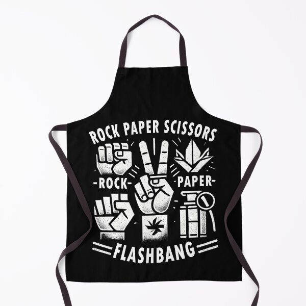 Item preview, Rock Paper Scissors Flashbang – Gamer Humor FPS Meme Design designed and sold by OlizaPrint.