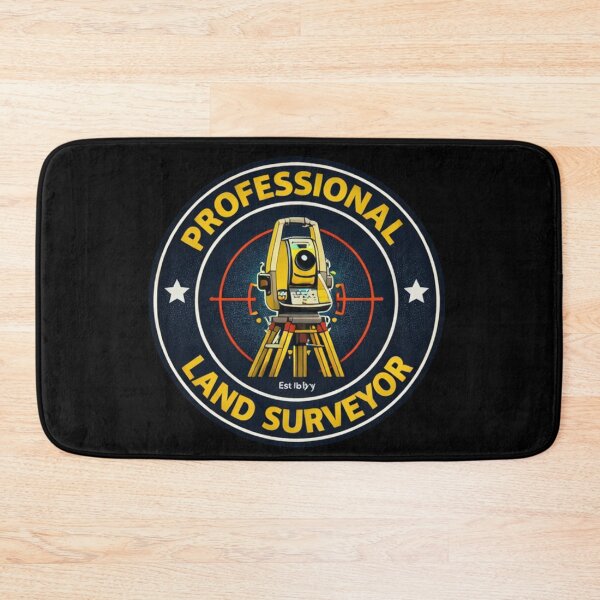Item preview, Professional Land Surveyor Badge Surveying Emblem designed and sold by Virelo.