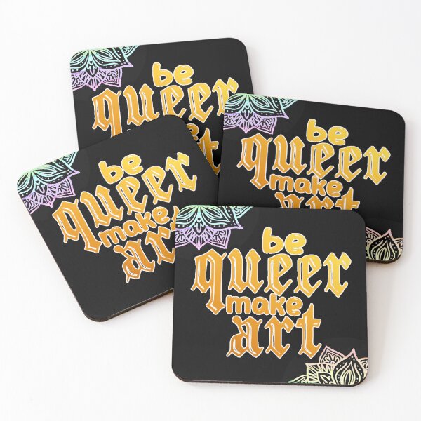 Item preview, Be Queer Make Art designed and sold by inplainspite.