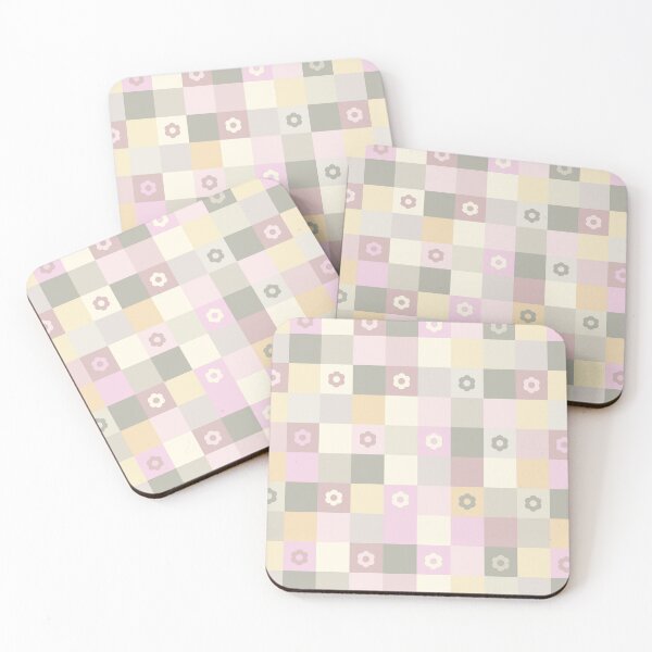 Item preview, Soft Pastel Floral Grid – Minimalist Cozy Cottage Design designed and sold by Mellowtint Studio.