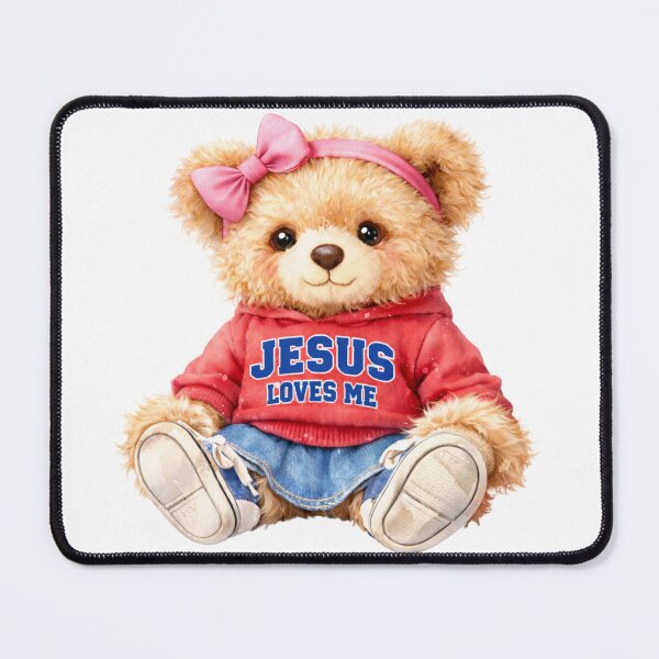 Item preview, Jesus Loves Me Teddy Bear Kid Shirt designed and sold by Happy'CLICK'.