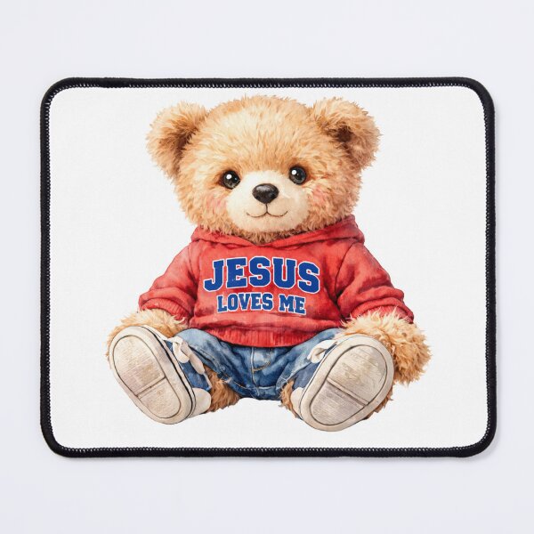 Item preview, Jesus Loves Me Teddy Bear Kid Shirt designed and sold by Happy'CLICK'.