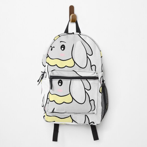 Item preview, Cute Kawaii Grey Bunny - Adorable Chibi Rabbit with Yellow Collar and Pink Cheeks designed and sold by LYAN-STORE.
