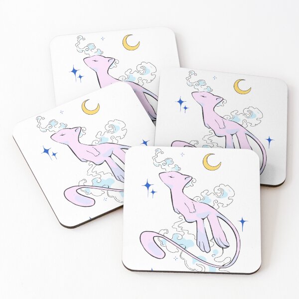 Item preview, Celestial Psychic Cat – Dreamy Moon & Clouds Illustration designed and sold by Kimoon Art Store.
