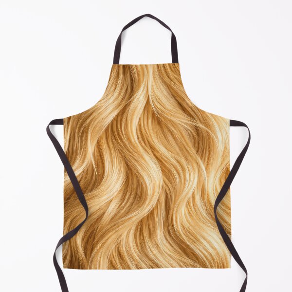 Item preview, Golden Blonde Waves – Realistic Hair Texture Abstract designed and sold by Kaleidoscope Print.
