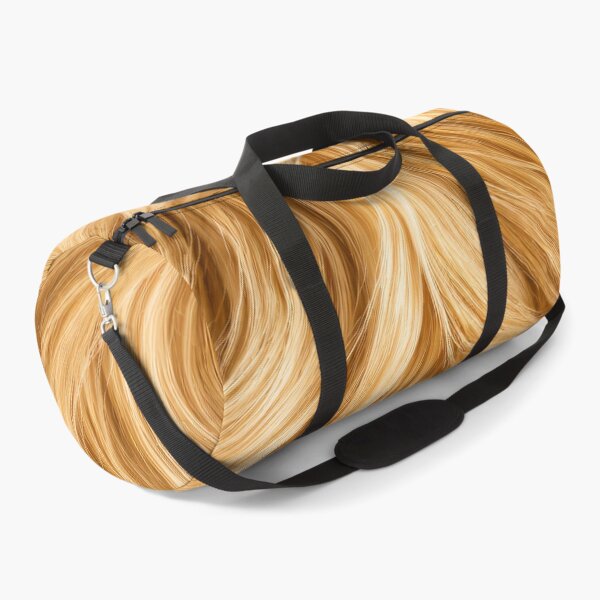 Item preview, Golden Blonde Waves – Realistic Hair Texture Abstract designed and sold by Kaleidoscope Print.