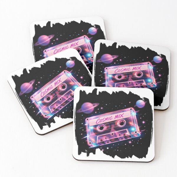 Item preview, Cosmic Mix Tape Retro 80s Cassette Space Music Lover designed and sold by LSphere Art.