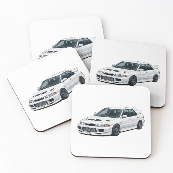 Item preview, Mitsubishi Lancer Evolution 3 in Scotia White designed and sold by TheMitsuGuy.