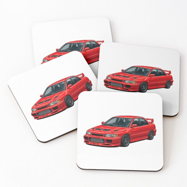 Item preview, Mitsubishi Lancer Evolution 3 in Monaco Red designed and sold by TheMitsuGuy.