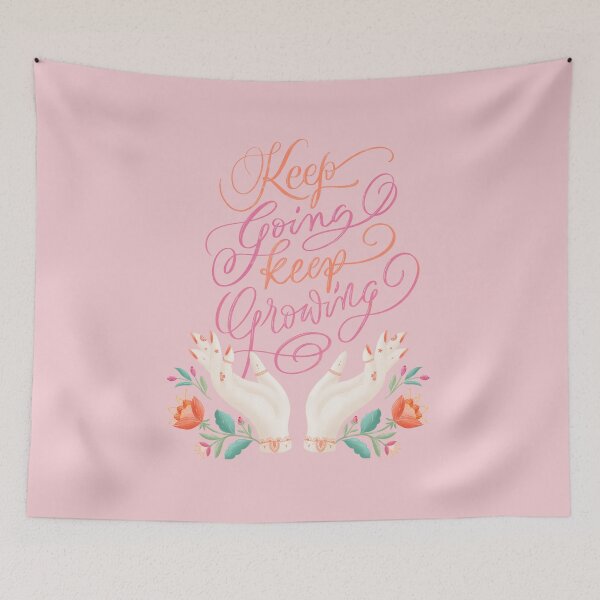 Item preview, Keep Going. Keep Growing. Motivational quote designed and sold by Sandra Brezina.