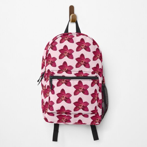 Item preview, maroon pink orchid flower sticker designed and sold by inainart.