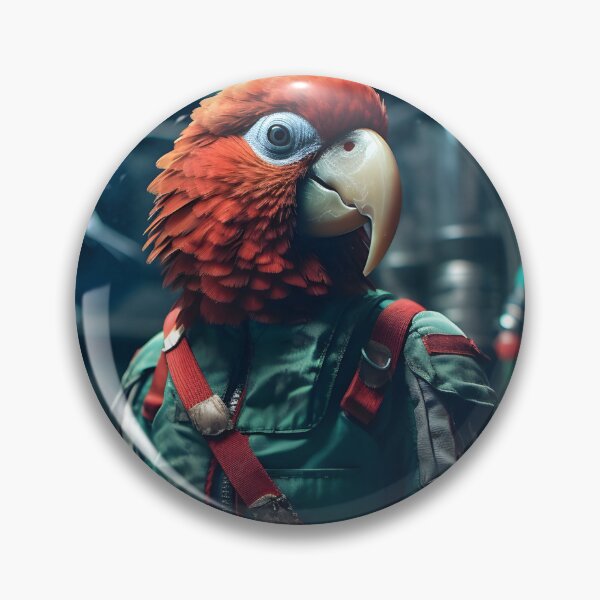 Item preview, Space Mechanical Parrot - Starship Technician designed and sold by Hipatye26.