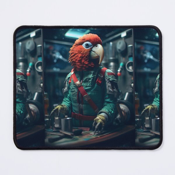 Item preview, Space Mechanical Parrot - Starship Technician designed and sold by Hipatye26.