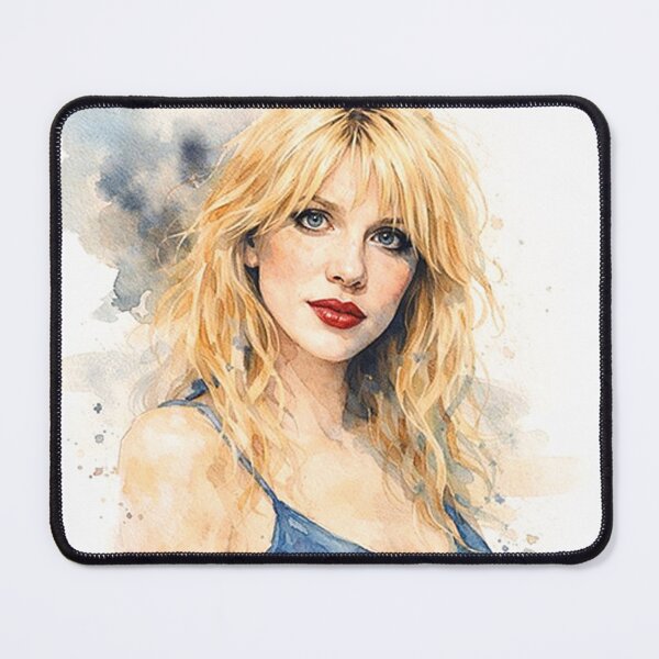 Item preview, Courtney Love Watercolor Magic designed and sold by LuluLeb.