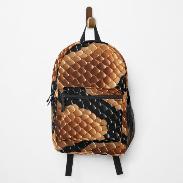 Item preview, Golden Python Scales – Black & Copper Reptile Texture designed and sold by Kaleidoscope Print.