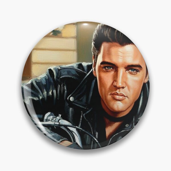 Item preview, Midnight Rider: Elvis Presley Iconic Biker Portrait Art designed and sold by Art's Diner.