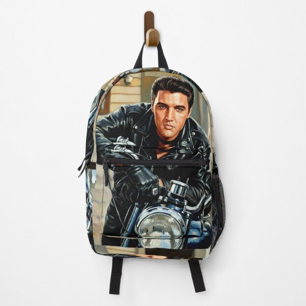 Item preview, Midnight Rider: Elvis Presley Iconic Biker Portrait Art designed and sold by Art's Diner.