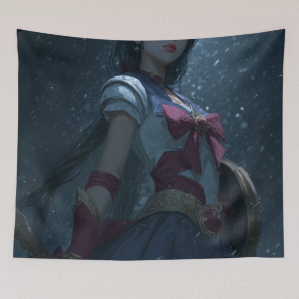 Item preview, Midnight Guardian – Realistic Magical Girl in Rain designed and sold by A-VN STUDIOS.