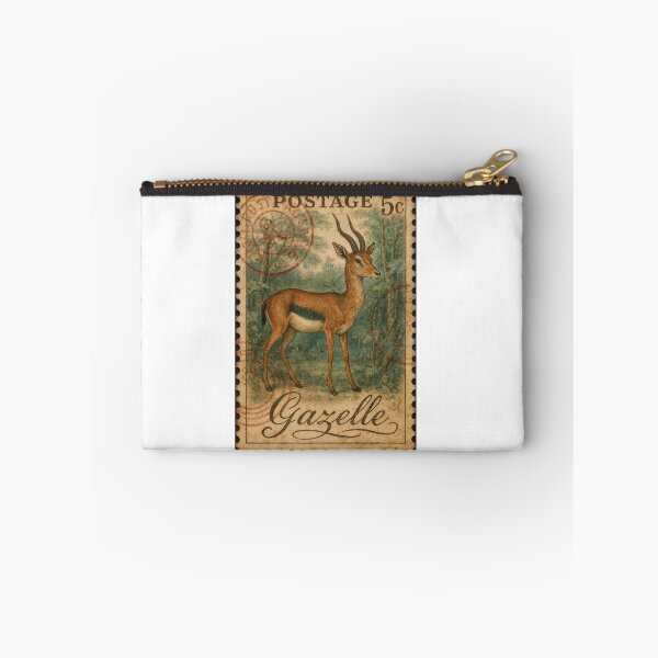 Item preview, Vintage Gazelle Postage Stamp – Wildlife Collectible designed and sold by ForeverPrintsOK.