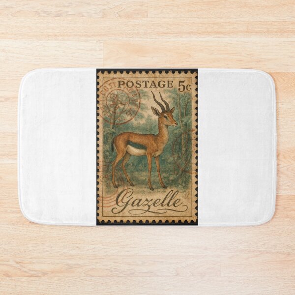 Item preview, Vintage Gazelle Postage Stamp – Wildlife Collectible designed and sold by ForeverPrintsOK.