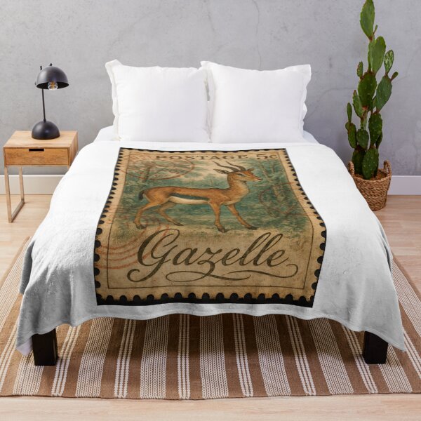 Item preview, Vintage Gazelle Postage Stamp – Wildlife Collectible designed and sold by ForeverPrintsOK.
