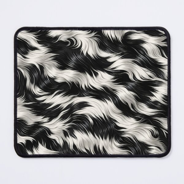Item preview, Black & White Zebra Fur – Realistic Wild Texture designed and sold by Kaleidoscope Print.