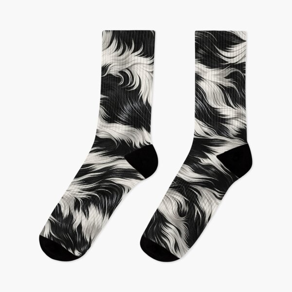 Item preview, Black & White Zebra Fur – Realistic Wild Texture designed and sold by Kaleidoscope Print.