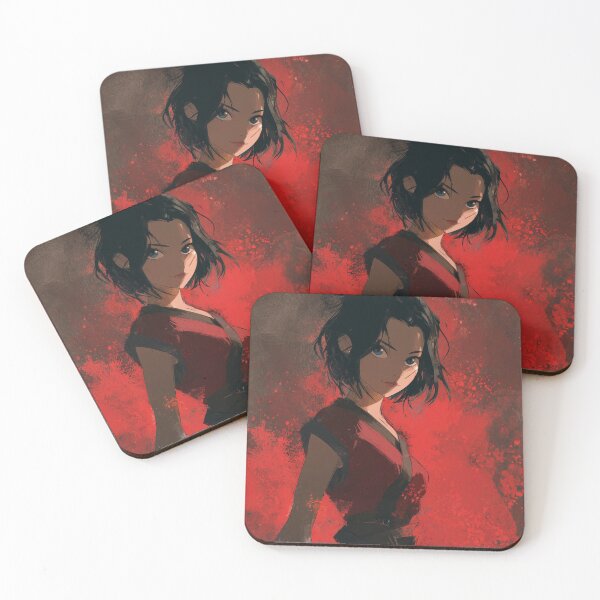 Item preview, Crimson Kunoichi – Painterly Anime Martial Artist designed and sold by A-VN STUDIOS.