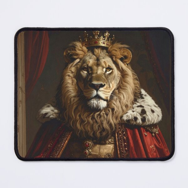 Aperçu de l'œuvre Portrait royal du Roi Lion Renaissance créée et vendue par Rutvain.