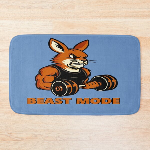 Item preview, Angry Rabbit Gym Beast Mode Design designed and sold by nigejohn.