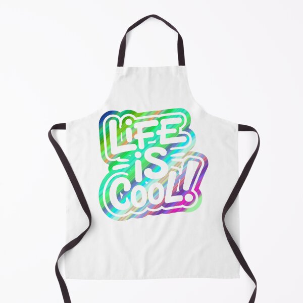 Item preview, Life is cool, text, caption, fun, letters, white, black designed and sold by wizard-work.
