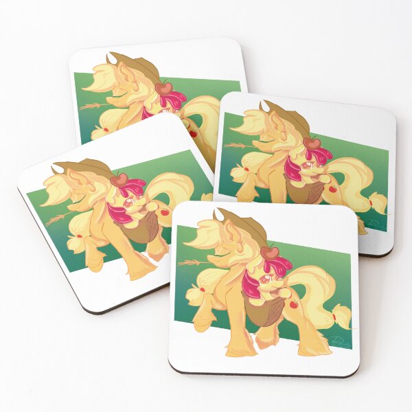Item preview, Applejack and Apple Bloom designed and sold by darkPegasista.